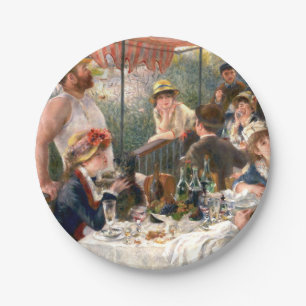 Renoir French Luncheon Boating Party Pappteller