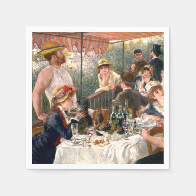 Renoir French Luncheon Boating Party Serviette (Vorderseite)