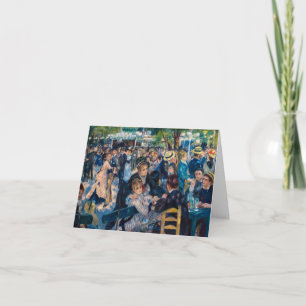 Renoir - Frohes Neues Jahr / Tanz im Moulin Galett Feiertagskarte