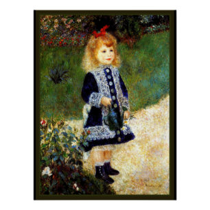 Renoir - Girl mit einer Wasserquelle Poster