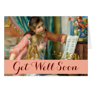 Renoir Girls am Piano Impressionist Get Well