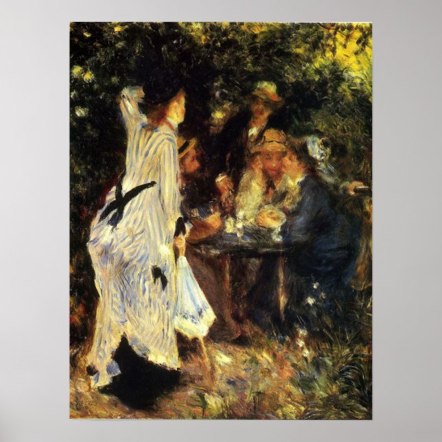 Renoir - Im Garten 1876 Poster (Vorne)