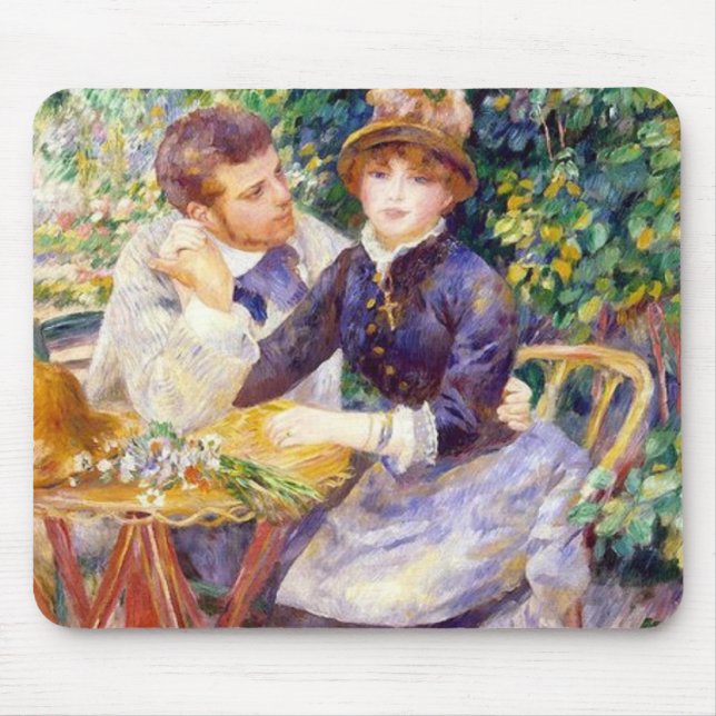 Renoir: Im Garten Mousepad (Vorne)
