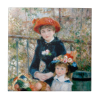 Renoir Impressionist Painting - Zwei Schwestern