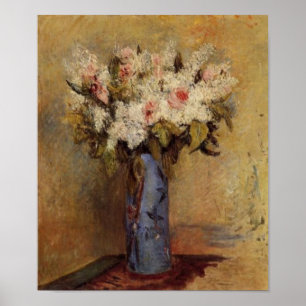 Renoir ist eine Vase aus Lilacs und Rose Poster
