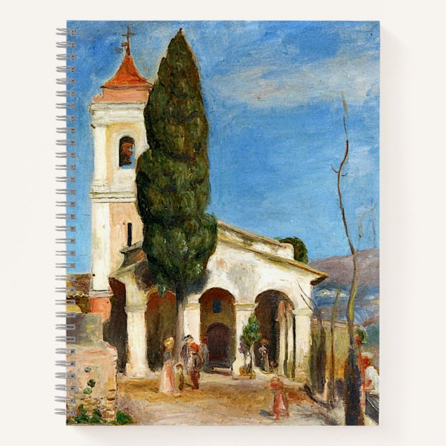 Renoir - Kapelle unserer Schutzdame Notizbuch (Vorderseite)