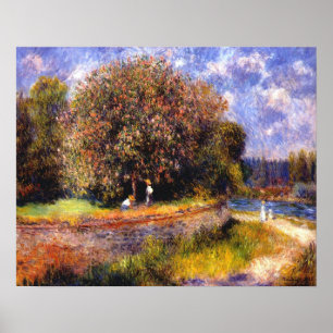 Renoir, Kastanienbaum blühend Poster