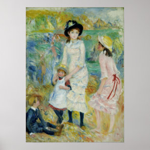 Renoir - Kinder am Meer, Guernsey Poster