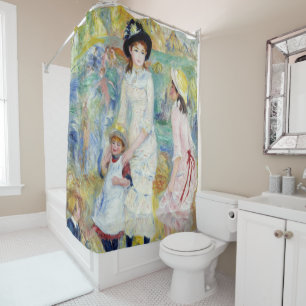 Renoir - Kinder am Meeresufer, Guernsey Duschvorhang