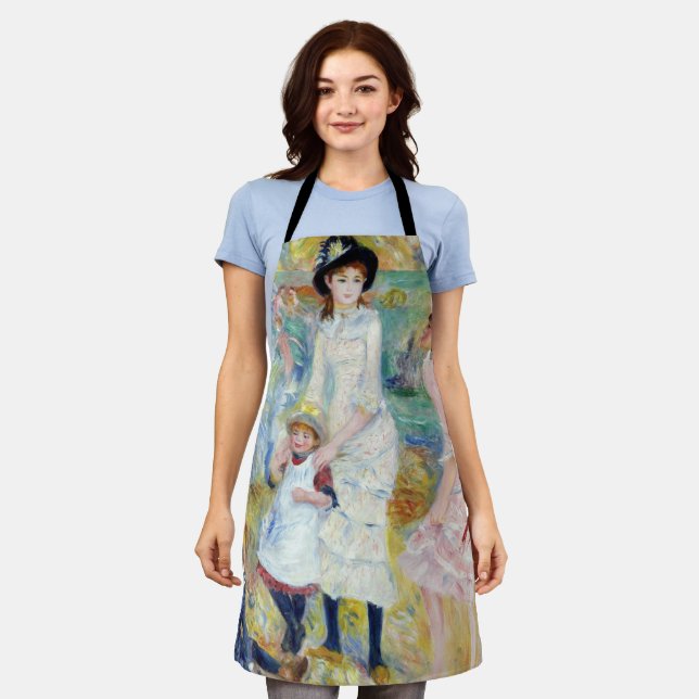 Renoir - Kinder an der Küste, Guernsey Schürze (Getragen)