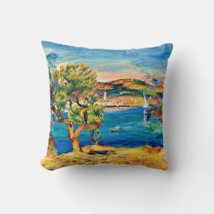 Renoir - L'Estaque, berühmtes Bild, Kissen