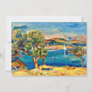 Renoir - L'Estaque, feine Kunst Landschaftsmalerei Feiertagskarte