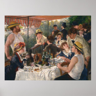 Renoir Luncheon of the Boating Party Kunst, Dichtu Poster