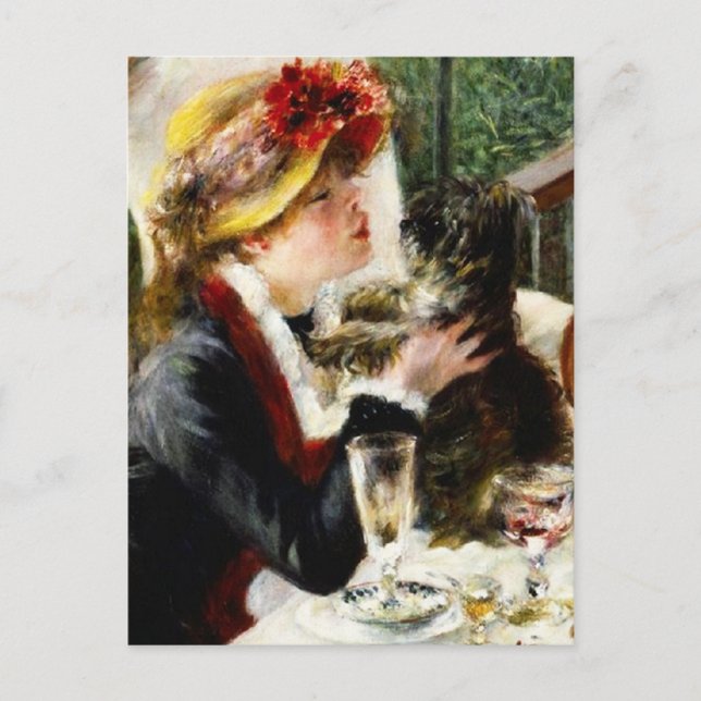 Renoir Luncheon of the Boating Party Postkarte (Vorderseite)