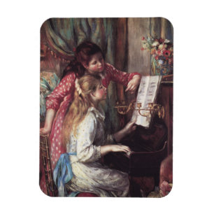 Renoir: Mädchen am Klavier Magnet