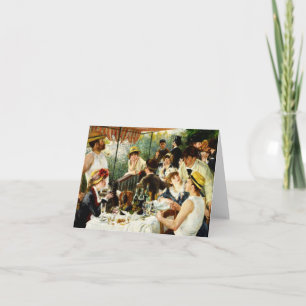 Renoir Mittagessen der Karte