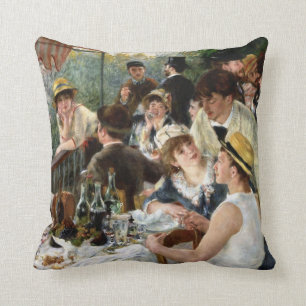 Renoir: Mittagessen des Bootfahrt-Party Kissen