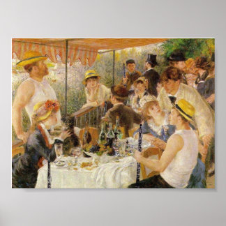 Renoir, Mittagessen des Party (mit Oboen) Poster