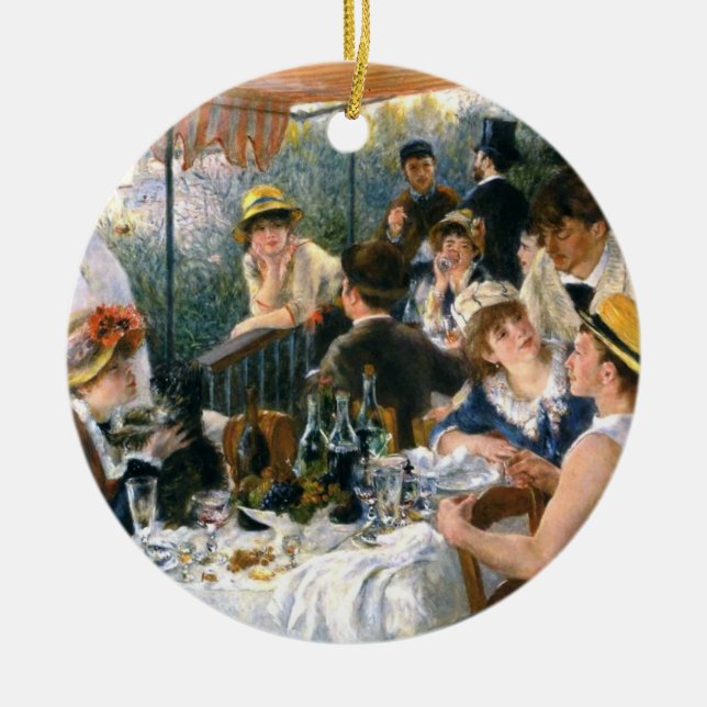 Renoir, "Mittagessen des Party" Ornament (Vorne)