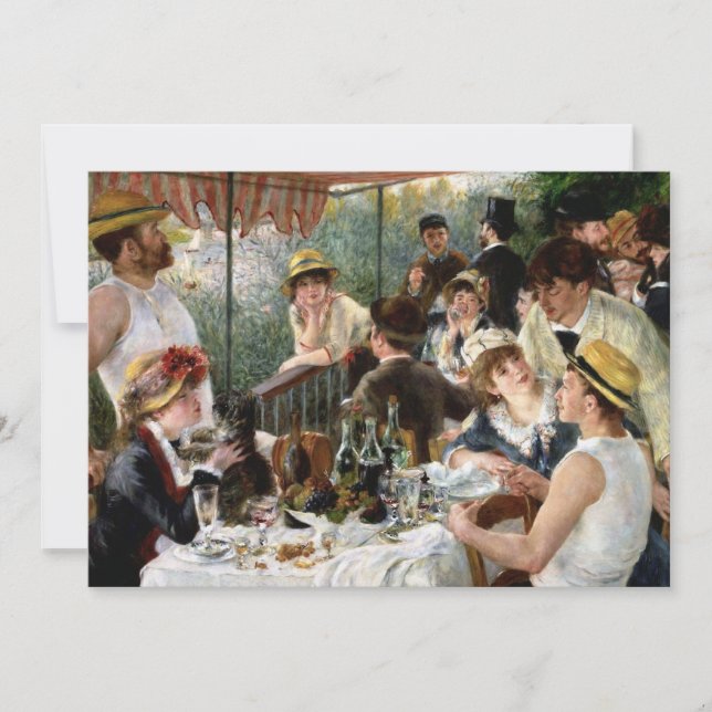 Renoir: Mittagessen im Party (Vorderseite)