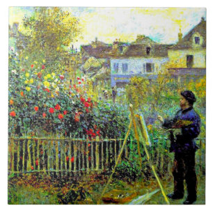 Renoir - Monetmalerei in seinem Garten Fliese