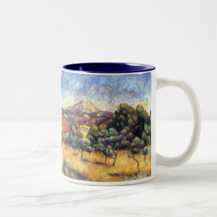Renoir: Mont Sainte-Victoire Zweifarbige Tasse