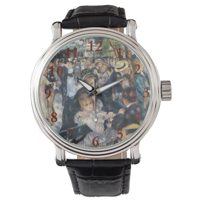 Renoir Moulin Dance Galette Party Armbanduhr (Vorderseite)