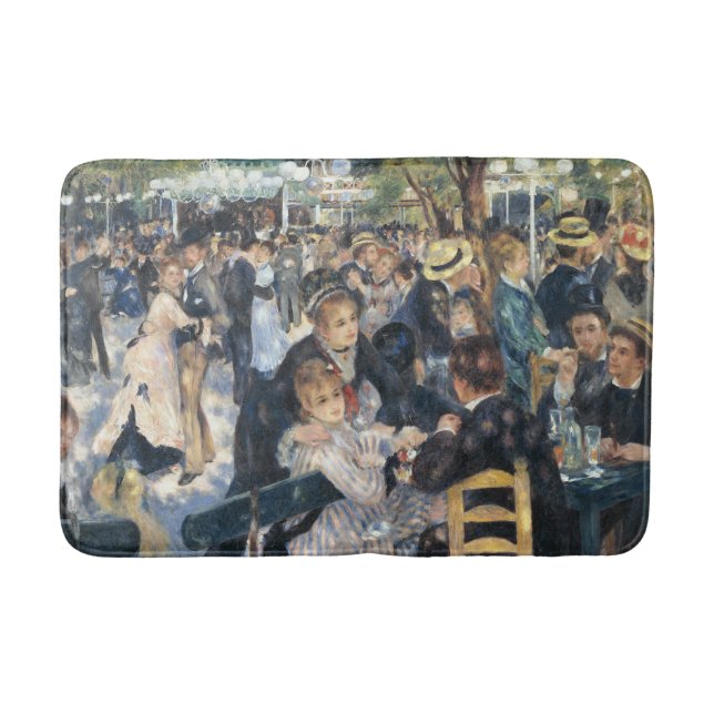 Renoir Moulin Dance Galette Party Badematte (Vorderseite)