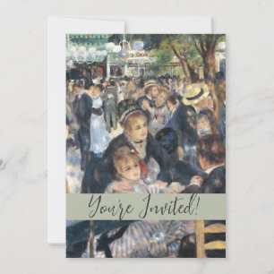 Renoir Moulin Dance Galette Party Einladung
