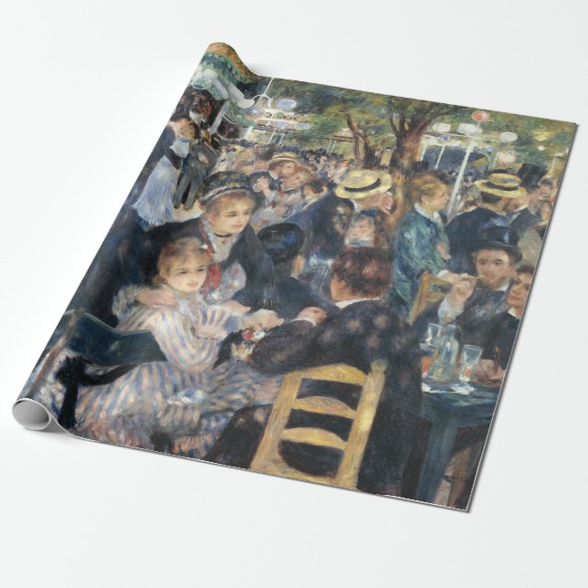 Renoir Moulin Dance Galette Party Geschenkpapier (Ungerollt)
