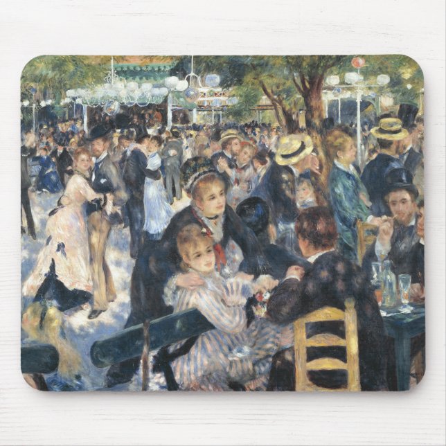 Renoir Moulin Dance Galette Party Mousepad (Vorne)