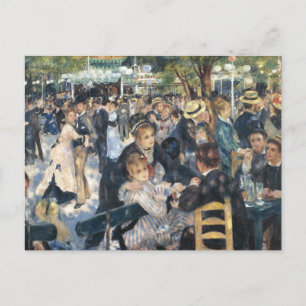 Renoir Moulin Dance Galette Party Postkarte