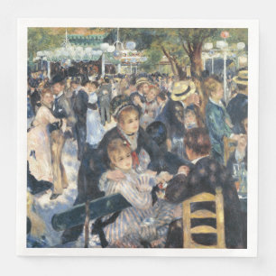 Renoir Moulin Dance Galette Party Serviette