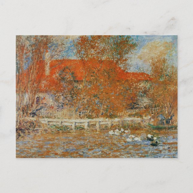 Renoir Painting Postkarte (Vorderseite)