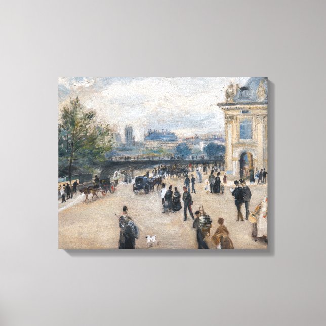 Renoir - Paris, Institut au Quai Malaquais Leinwanddruck (Vorderseite)