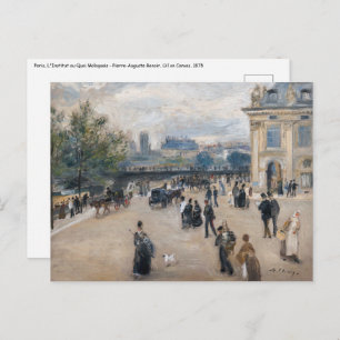 Renoir - Paris, Institut au Quai Malaquais Postkarte