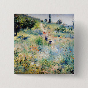 Renoir - Pfad führt durch das große Gras Button
