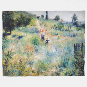 Renoir - Pfad führt durch das große Gras Fleecedecke