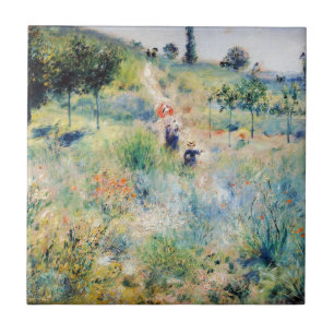 Renoir - Pfad führt durch das große Gras Fliese