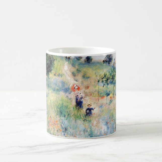 Renoir - Pfad führt durch das große Gras Kaffeetasse (Mittel)