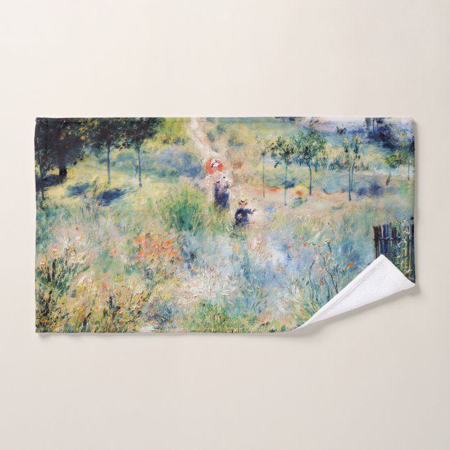 Renoir - Pfad führt durch Tall Gras Badhandtuch Set (Handtuch)