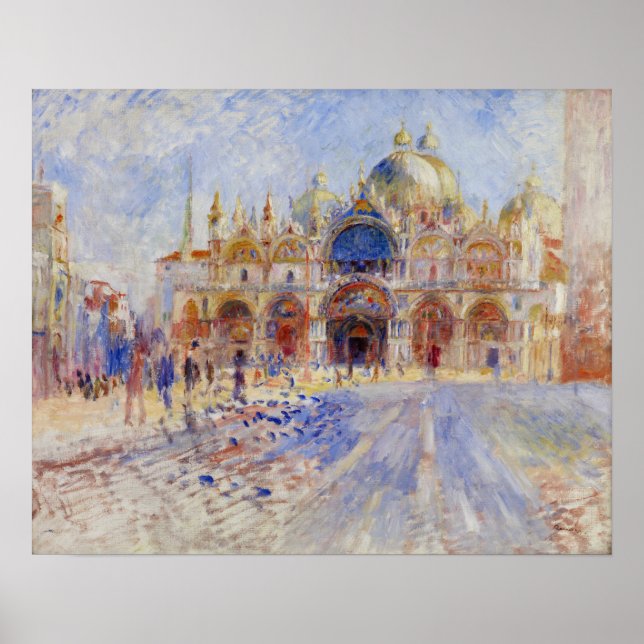 Renoir - Piazza San Marco, Venedig Poster (Vorne)