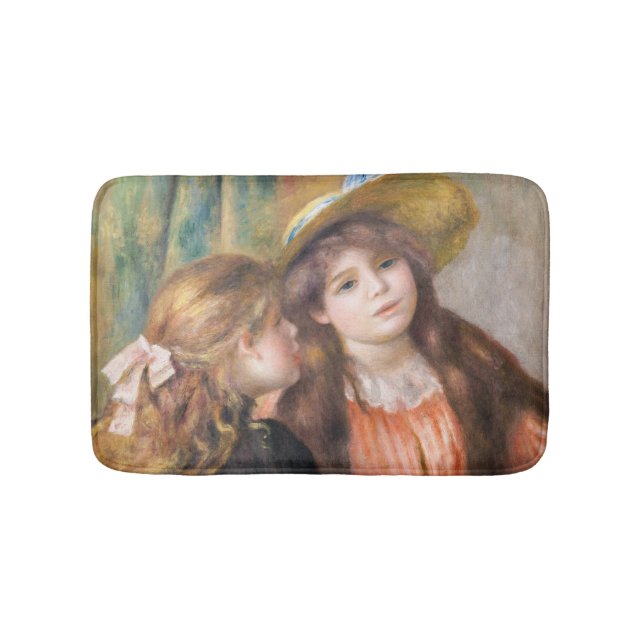 Renoir - Portrait von zwei kleinen Mädchen Badematte (Vorderseite)