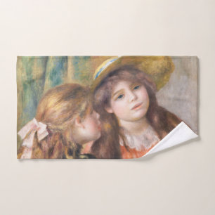 Renoir - Portrait von zwei kleinen Mädchen Badhandtuch Set
