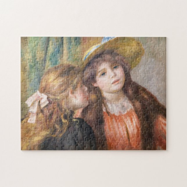 Renoir - Portrait von zwei kleinen Mädchen Puzzle (Horizontal)