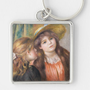 Renoir - Porträt von zwei kleinen Mädchen Schlüsselanhänger