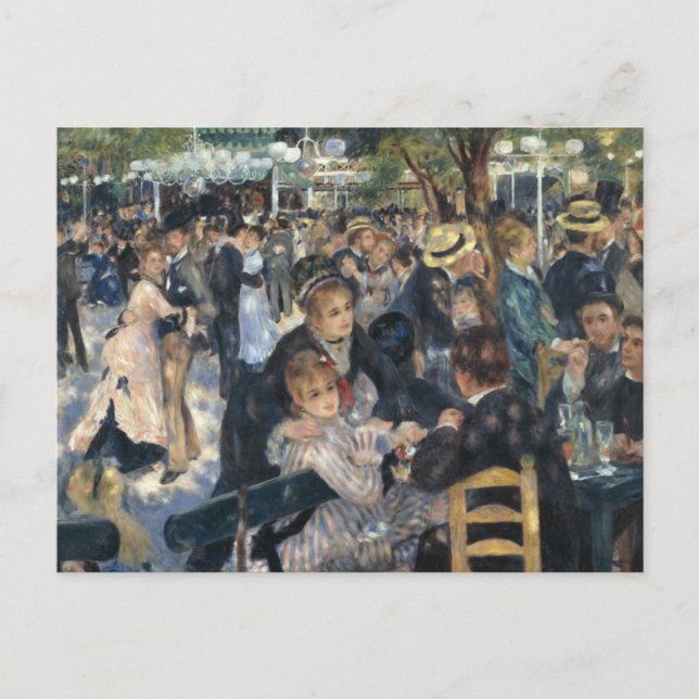 Renoir: Postkarte Bal du Moulin de la Galette (Vorderseite)