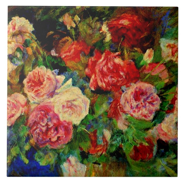Renoir - Rose, Fliese (Vorderseite)