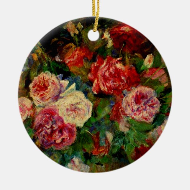 Renoir - Rose Keramik Ornament (Vorne)