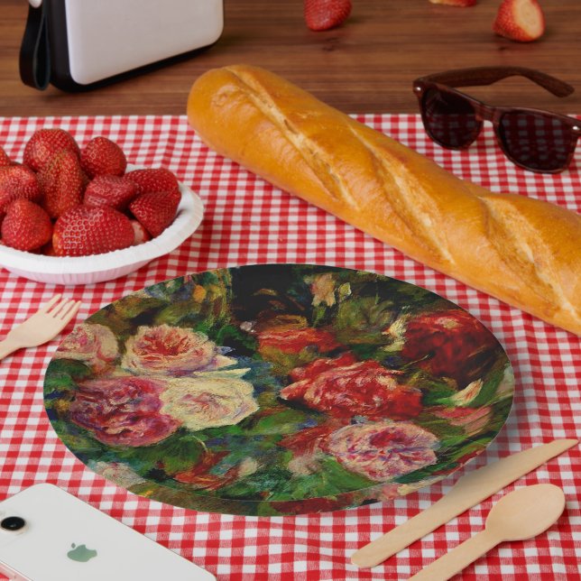 Renoir - Rose Pappteller (Picknick)